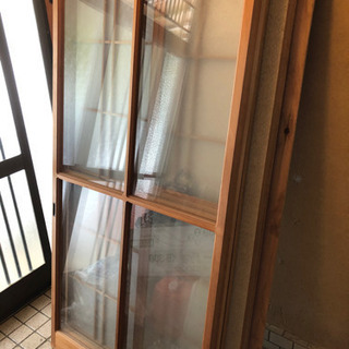ガラス障子戸