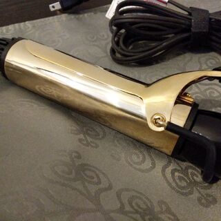 即日お引渡し可☆ヘアアイロン AIVIL D2 アイヴィル 38mm コテ ゴールド 美品の画像