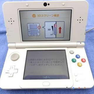 本体のみ new 3DS ホワイト KTR-001 きせかえプレートパック 動作確認済み 3DS 3ds ニンテンドー 西岡店の画像