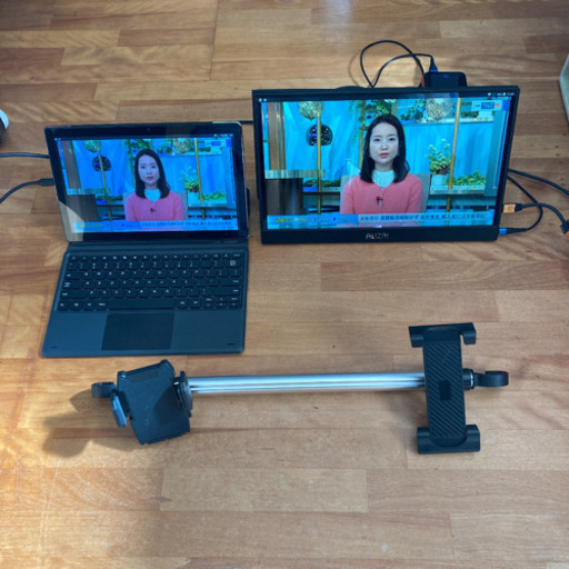 11.6inchTECLASTM16タブレット&15.6inchAUZAIモニタ 車載特別セット