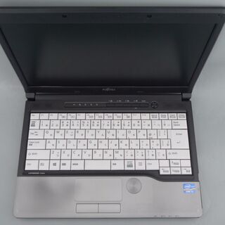 送料無料 1台限定 中古動作良品 ノートパソコン 13.3型 富士通 S762/G 第3世代Core i5 4GB 320G DVDRW 無線Lan Windows10 LibreOffice