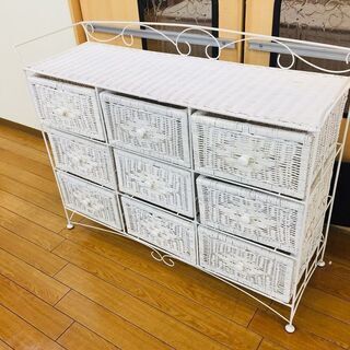 【トレファク鶴ヶ島店】ラタンチェストの画像