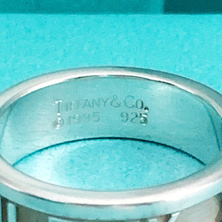 Tiffany&Co. ティファニー　アトラスリング　箱&保存袋&紙袋付きの画像
