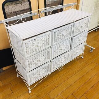 【トレファク鶴ヶ島店】ラタンチェストの画像