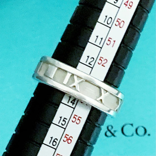 Tiffany&Co. ティファニー　アトラスリング　箱&保存袋&紙袋付きの画像