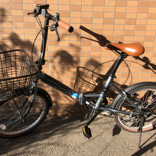 折りたたみ自転車　20インチ　グレー　フォルクスワーゲン  ビートルの画像