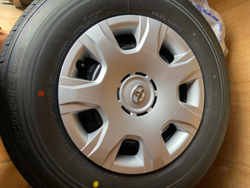 新車外し　6型200系ハイエースS-GL　純正ホイールタイヤセット
