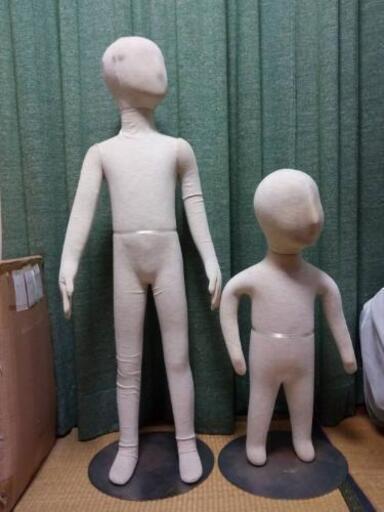 マネキン4体(キッズ＆ベビー)