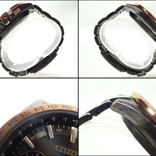 AA448 シチズン CITIZEN アテッサ F900-T023126 サテライトウエーブ ソーラー チタン GPS衛星電波時計 1600本限定の画像