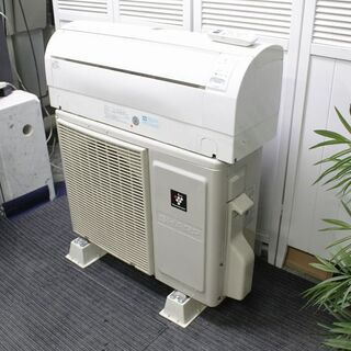 R2676) SHARP 中古シャープ ルームエアコン AY-E28EX  プラズマクラスター25000搭載 EXシリーズ 2.8Kw 100V 10畳用 2015年製! エアコン 店頭取引大歓迎♪