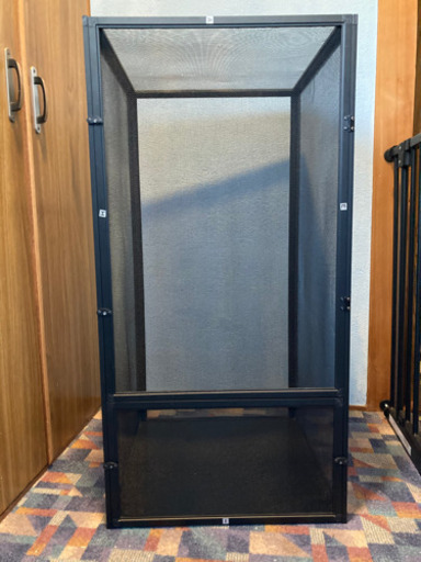 人気 ☆小動物・爬虫類用 ペットケージ Lサイズ（幅80cm）木製無垢材