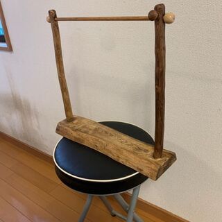 キルトスタンド大 黒色系　流木製