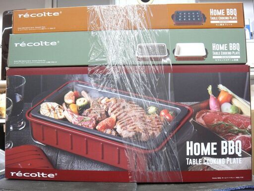 レコルト　バーベキュー　たこ焼き　ホットプレート　RBQ-1