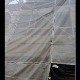 足場メッシュシート中古の画像