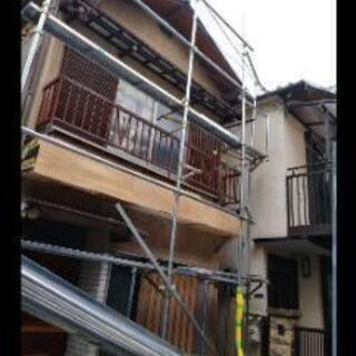 足場メッシュシート中古の画像