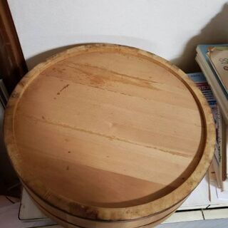木製　寿司桶の画像