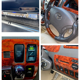 トヨタ　アルファード　人気のパールホワイト　バッテリー新品交換済み　ALPINEアルパインフリップダウンモニター付の画像