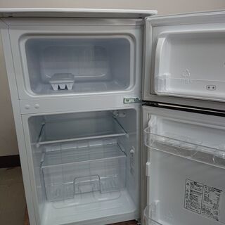 取引場所　南観音　2102-011　ハイセンス　2ドア冷凍冷蔵庫　HR-B95A　2018年製の画像