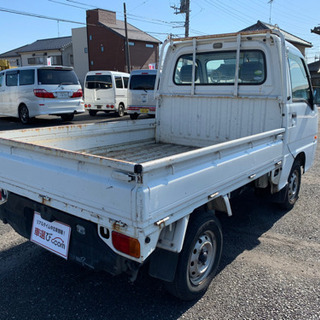 乗り出し8.8万！スバル　サンバートラック！車検令和3年4月まで！農道のポルシェ！機関良好！乗って帰れる！早い者勝ち！下取り、配送可能！の画像