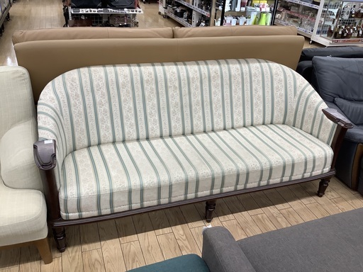 富士ファニチア　3人掛けソファー【トレファク野田】