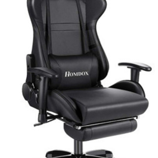 【新品同様・半額】ゲーミングチェア 組立済 超美品 黒 ブラック