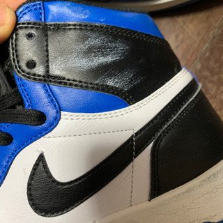 AJ1 ブルー　25.5 スレ傷ありの画像