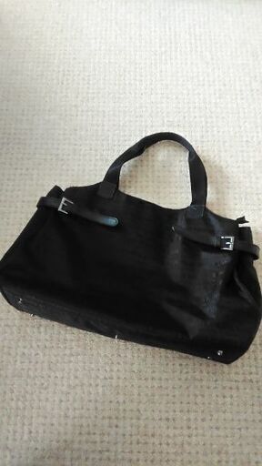 ★完売★値下げ★☆USED☆　ブラック×英字・トートバッグ（JUNKO KOSHINO Equal）