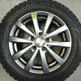 お値下げ交渉可‼️ブリヂストンBLIZZAK スタッドレスタイヤ&アルミホイール