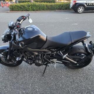 YAMAHA MT-09 アクラポビッチフルエキ バーエンドミラーの画像