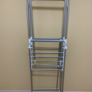 【再値下げ！美品】アイリスオーヤマ 洗濯物干し コンパクト収納の画像