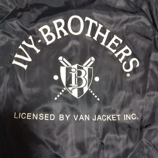 “値下げ”IVY-BROTHERS【メンズ】ナイロンジャケット〈黒〉の画像