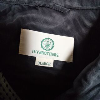 “値下げ”IVY-BROTHERS【メンズ】ナイロンジャケット〈黒〉の画像