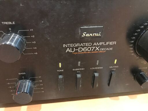 美品 SANSUI サンスイ プリメインアンプ AU-D607X DECADE 山水高級