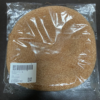 新品未使用　lala Born　ギャザリングベレー帽　帽子　ベージュの画像