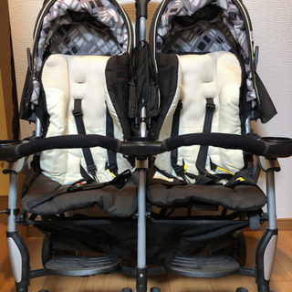 コンビ　横型双子ベビーカー