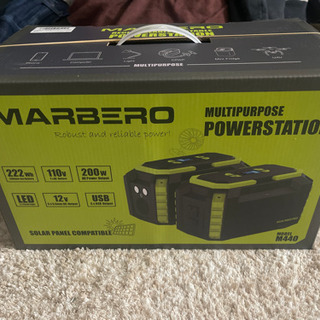 MARBERO ポータブル電源 大容量 60000mAh/222Wh M440