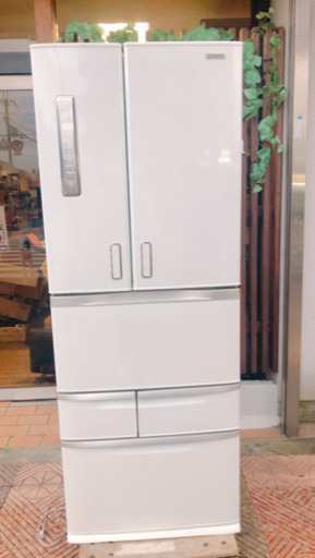 AGQ4 TOSHIBA 東芝 ノンフロン 冷凍 冷蔵庫 GR-D50F(WS) 2011年製 501L