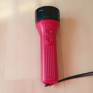 富士通懐中電灯赤色あげます
