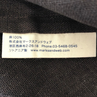 【新品】MARKS&WEBリネンバッグの画像