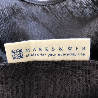 【新品】MARKS&WEBリネンバッグの画像