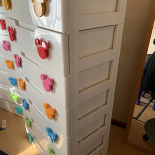 ミッキー　7段　チェスト　タンス　たんの画像
