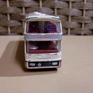 当時物 SAKURA 北海道中央バス ドリームサッポロ 2階建て 1982年 北海道博覧会限定 ミニカー ダイキャスト ☆ PayPay(ペイペイ)決済可能 ☆ 札幌市 白石区 東札幌 アウトレットモノハウス白石店の画像