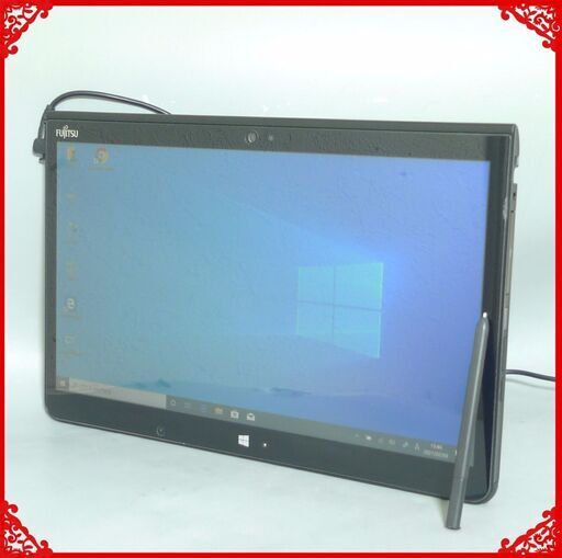送料無料 高速SSD128GB 1台限定 中古良品 タブレット フルHD 13.3型 Fujitsu Q775/K 第5世代Core i5 4GB 無線 webカメラ Windows10 Office