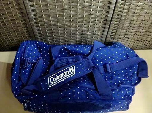 コールマン 3ウェイボストンバッグ SM 3WAY 35L Coleman ネイビードット ☆ PayPay(ペイペイ)決済可能 ☆ 札幌市 白石区 東札幌 アウトレットモノハウス白石店