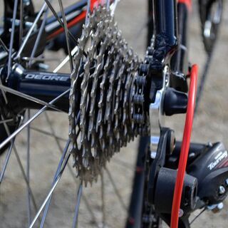 2×9段変速ロードバイク アルミフレーム＋カーボンフォーク 2x9 speeds road bike with alloy frame and carbon forkの画像