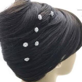 ヘアーアクセサリー ヘアピアス コイルピン スター パーティー 卒業式 結婚式の画像