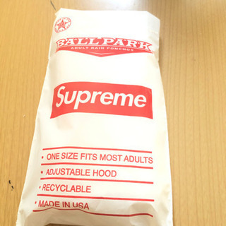 ★ Supreme ノベルティ　ポンチョ ★新品 未開封