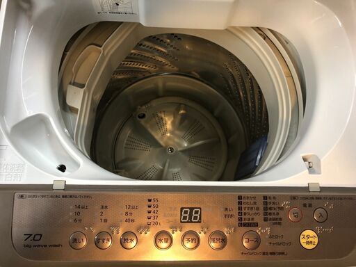 ☆中古 激安！！ Panasonic　パナソニック　全自動洗濯機 7.0kg　2017年製　NA-F70PB10　￥19,800