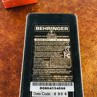 【値下げ】BEHRINGER DIGITAL DELAY ユーズド品の画像