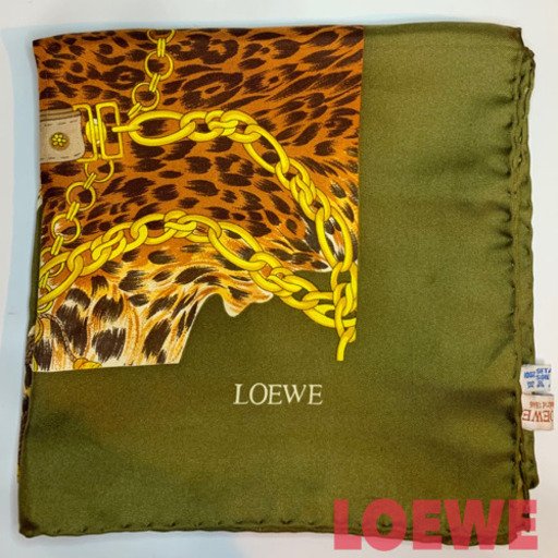 ［LOEWE］シルクスカーフ